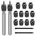 EEEkit 15 Pack Rotary Spot Weld Cutter Sets Double Sided, 3/8' HSS Spot Weld Cutter Remover Drill Bits Hex Sheet Metal Hole Cutter Remover for Power Drill Spot Welding