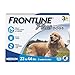 FRONTLINE Plus Flea and Tick Treatment for Medium Dogs Up to 23 to 44 lbs, 3 Treatments