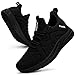 Feethit Running Shoes for Women Non Slip Walking Tennis Shoes Slip on Work Gym Fashion Sneakers Black10