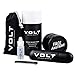 VOLT Grooming Instant Beard Color - Smudge and Water Resistant Quick Drying Brush on Color for Beards, Mustaches, and Eyebrows, Bark (Dark Brown)