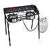 Camp Chef Explorer Two-Burner Stove - Portable Camping Cooking Stove for Outdoor Cooking - 448 Sq In Cooking Area - 14'