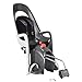 Hamax Caress Rear Child Bike Seat - Frame Mount, Ultra-Shock Absorbing, Adjustable to Fit Kids (Baby Through Toddler) 9 mo - 48.5 lb. (Grey/White)