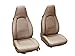 Iggee Beige Artificial Leather Custom Made Original fit Front seat Covers Designed for Porsche 911 928 944 968 1985-1998