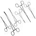 SURGICAL ONLINE Ultimate Hemostat Set, 6 Piece Ideal for Hobby Tools, Electronics, Fishing and Taxidermy (8', 6.25' and 5')