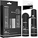 The Rich Barber N'Hance Pro Barber Kit II - 4-in-1 Hair & Beard Styling Set with Keratin-Infused Hair Building Fibers, Style Hold Spray, Applicator Pump, Application Card - Hairline & Edge Enhancer