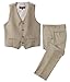 Spring Notion Big Boys' 2-Piece Vest Suit Set Tan 8 Vest and Pants