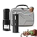 STARESSO Classic Portable Espresso Maker & Discovery Manual Coffee Grinder Set with Travel Case, Travel Coffee Maker Kit Perfect for Travel, Camping, Hiking, Present for Father & Mother