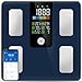 GE Scale for Body Weight Smart: Digital Bathroom Body Fat Scales for BMI Muscle Bluetooth Body Composition Monitor 11.8' Large Platform Accurate Weighing Machine Health Analyzer with App 500lbs