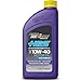 Royal Purple (36140-6PK HPS 10W-40 Synthetic Motor Oil with Synerlec Additive Technology - 1 Quart, (Case of 6)