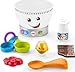 Fisher-Price Laugh & Learn Baby Learning Toy Magic Color Mixing Bowl with Pretend Food Music & Lights for Ages 6+ Months