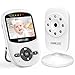 ANMEATE Video Baby Monitor with Digital Camera, Digital 2.4Ghz Wireless Video Monitor with Temperature Monitor, 960ft Transmission Range, 2-Way Talk, Night Vision, High Capacity Battery（1 Camera）