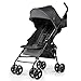 Summer Infant, 3D Mini Convenience Stroller – Lightweight Stroller with Compact Fold MultiPosition Recline Canopy with Pop Out Sun Visor and More – Umbrella Stroller for Travel and More, Gray