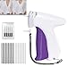 Stitch Gun,Tagging Gun for Clothing, Fine Stitch Mini Stitch Gun for Clothes,Quick Clothing Fixer,Hemming Sewing Tool Kit with 5 Needles,Includes 1000 Fasteners, Great for Garment Repair (White)