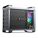 Yottamaster 5 Bay Hard Drive Enclosure,Aluminum Alloy 2.5'& 3.5' SATA HDD/SSD External HDD SSD Storage Enclosure with 80mm RGB Silent Fan,Supports 5X18TB Capacity for PC DIY Experts&Gamers [DF5U3]