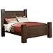 Progressive Furniture Trestlewood King Post Bed Mesquite Pine