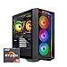 Skytech Nebula Gaming PC Desktop, Ryzen 5 5500 3.6 GHz (4.2GHz Turbo Boost), NVIDIA RTX 4060 8GB GDDR6X, 1TB SSD, 16GB DDR4 RAM 3200, 650W Gold PSU, Wi-Fi, Win 11 Home