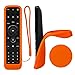 CHUNGHOP Protective Silicone Remote Case Only for Verizon FiOS TV All in One Smart Voice Remote Control Shockproof, Skin-Friendly, Anti-Lost with Loop (Orange)