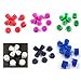 Grafken for PS5 Controller Direction Dpad Function Key Buttons ABXY Button Cross Jelly Button (Black)