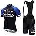 Miloto Cycling Jerseys and Bib Pants Team Biking Clothing Men Bike Shirts （Large）