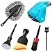 Fitosy Car Interior Duster Detail Brush Cleaning Gel Kit, Soft Dash Vent Dusting Car Slime Putty Detailing Brushes Accessories Essentials Supplies Tools for Auto,Truck,SUV,RV