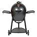 Char-Griller® AKORN® Kamado Charcoal Grill and Smoker with Cast Iron Grates, Warming Rack and Locking Lid with 445 Cooking Square Inches in Graphite, Model E16620