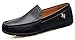 Go Tour Men’s Casual Leather Fashion Slip on Loafers Shoes Black B 11/47