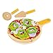 Hape Homemade Wooden Pizza Play Kitchen Food Set and Accessories Multicolor, 3 years and up
