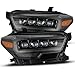 AlphaRex For Toyota Tacoma 2016-2020 Projector Headlights NOVA LED Alpha Black | 880705
