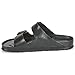 Birkenstock Unisex Arizona Soft Footbed Sandal,Black Birko-Flor,44 M EU