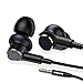 Wired headphones with [four speakers], high-fidelity noise-cancelling stereo subwoofer earbuds with microphone,universal 3.5mm plug earphones with volume adjustment,cnc processing metal back shell