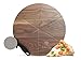 Isabel Lily | Pizza board: Premium Round Serving Board for Perfect Pizza Slices | Includes Cutter for Effortless Serving at Home or Parties