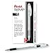 Pentel® R.S.V.P.® Ballpoint Pens, Fine Point, 0.7 mm, Clear Barrel, Black Ink, Pack Of 12