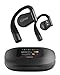 Cleer ARC 3 Open Ear Headphones - Dolby Audio, Snapdragon Sound True Wireless Earbuds, 50Hr Battery, Bluetooth 5.4, IPX 7, Multi-Point, Smart Controls, Wireless Charging Smart Case, Comfort Fit, Black