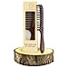 Controlled Chaos Wide Tooth Comb for Curly Hair – 100% Peachwood Anti Static Detangling Comb, Scalp Massaging Wooden Comb for Men, Women & Kids