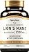 Piping Rock Lions Mane Supplement Capsules | 2100mg | 90 Count | Mushroom Fruiting Body Extract | Hericium Erinaceus | Vegetarian, Non-GMO, Gluten Free