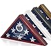 Personalized Flag Box for American Veteran Flag 9.5 X 5 Feet Flag Display Case for Burial Flag Wall Mounted Flag Box Display Case for Burial Flag to Display Folded Flag Glass Front