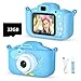 Cocopa Kids Camera Toys for 3-12 Years Old Boys Girls,HD Digital Video Cameras for Kids with Protective Silicone Cover,Christmas Birthday Gifts for 3 4 5 6 7 8 Year Old Boys with 32GB SD Card(Blue)