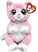 Ty Beanie Bellies Lillibelle The Pink Kitten with Blue Glitter Eyes, Cuddly Plush Animals with Soft Belly Original 20 cm T41283