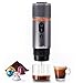 CONQUECO Portable Espresso Machine Travel: 12v Car Coffee Maker for Camping - Small Electric - 2.5 Mins Heating - 8 Cups Espresso for One Charge