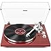 1 by ONE Belt Drive Turntable with Bluetooth Connectivity, Built-in Phono Pre-amp, USB Digital Output Vinyl Stereo Record Player with Magnetic Cartridge, 33 or 45 RPM