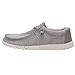 Hey Dude Men's Wally Sox Ash Size 11 | Men’s Shoes | Men's Lace Up Loafers | Comfortable & Light-Weight