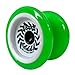 YoyoFactory Arrow Elite Beginner Yoyo Toy - Comes with Extra String & Pre Tied Finger Loop - includes Bearings for Beginners to High Performance - Boys or Girls Ages 8+ Rayon Green