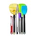 Dreamfarm Ultimate Set of the Best Silicone & Nylon Non-Stick-Safe Kitchen Cooking Utensils Set with Chopula, Supoons, Clongs Lite, Sharple, & Lestrain - Party Mix