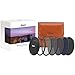 Kase Wolverine Professional Magnetic ND CPL Filters Kit 82mm Filters Kit Includes CPL+ND8 3 Stop+ND64 6 Stop+ND1000 10 Stop+Front Lens Cap+Adapter Ring+Filter Bag