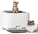 Self-Cleaning Litter Box - Automatic, Large, Multi-Cat, Odor-Free, Robotic, Smart Pet Station, Elephant Skin