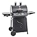 Char-Griller® Grillin' Pro 3-Burner Propane Gas Grill in Black with 40,800 BTU, Cast Iron Grates and Warming Racks, 630 Cooking Square Inches, Model E3001