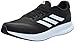 adidas Men's Run Falcon 5 Sneaker, Black/White/Black, 11