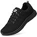 STQ Women Sneakers Fashion Lightweight Breathable Ladies Walking Shoes Black 8