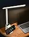 seebest Rechargeable Desk Lamp with 15W Fast Wireless Charger, USB Charging Port, Table Lamp for Home Office, Touch Control Eye-Caring Stepless Dimming, Foldable Little Lamp, for Reading Work