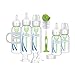 Dr. Brown's Natural Flow® Anti-Colic Options+™ Narrow Bottle to Sippy Gift Set with Soft Silicone Sippy Spout, Removable Silicone Handles, Travel Cap and Bottle Brush